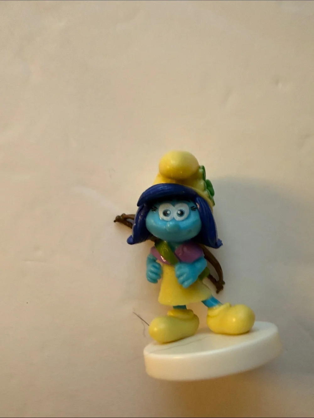 Disney Cake Topper Figures - Red, Brown, Yellow, Blue